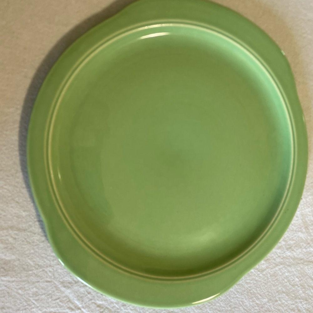 Vintage Camwood Ivory Universal Cambridge Pottery Plate